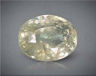 Natural Untreated & Unheated Certified Yellow  Sapphire 4.13CTS-2448
